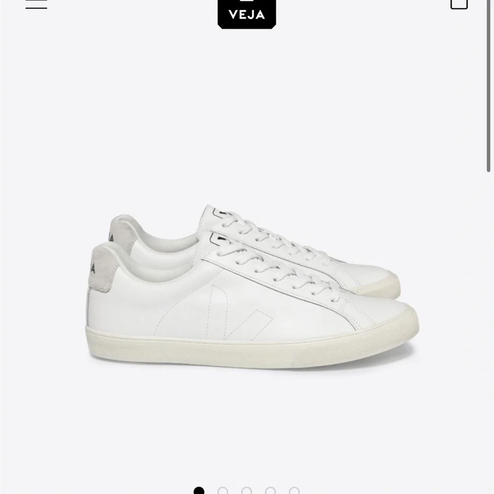 Veja / Esplar Leather sneakers in Extra-White 38  7